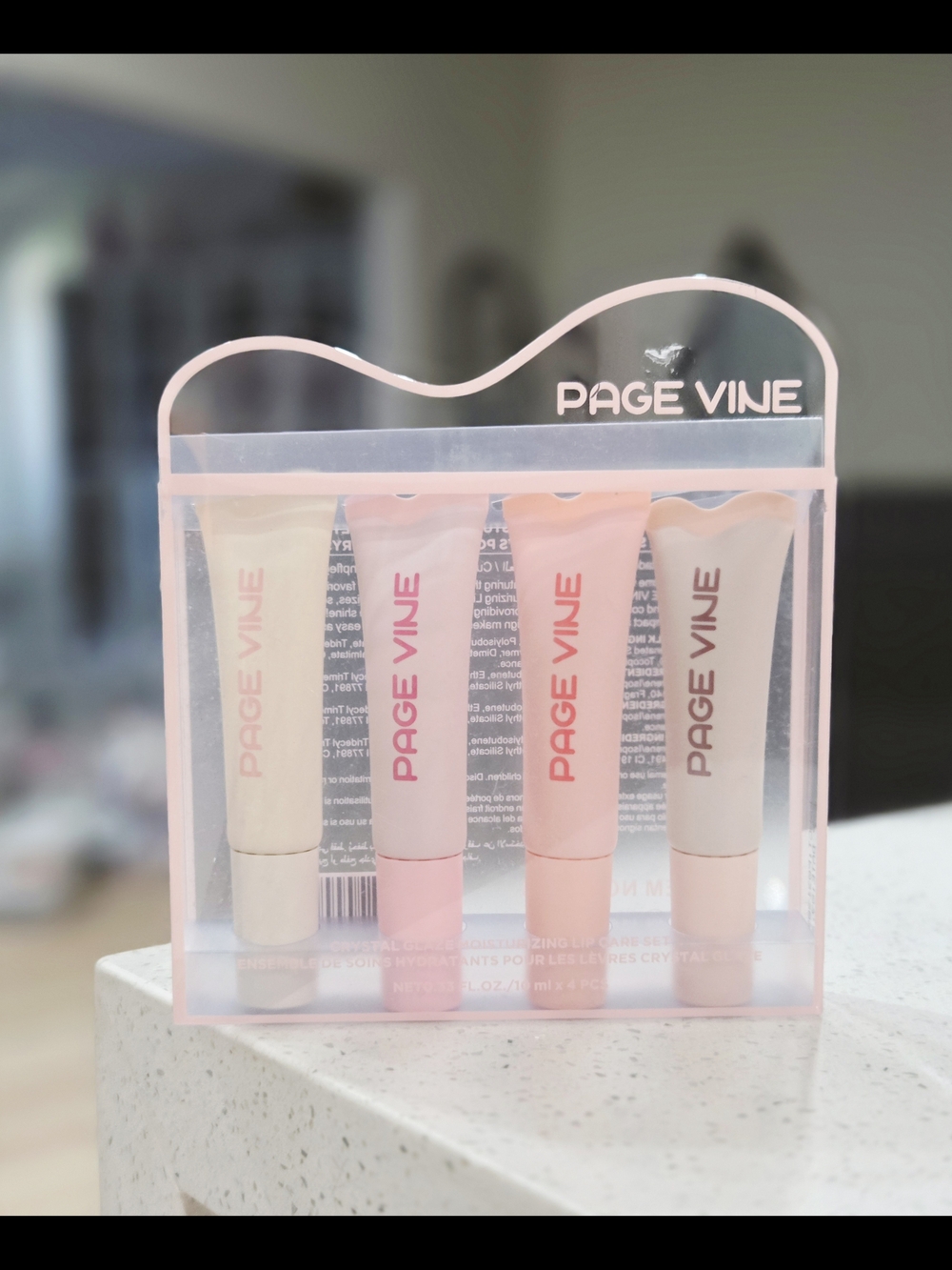 Page Vine Crystal Glaze Moisturizing Lip Care Set
